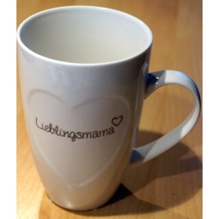 Tasse Lieblingspapa + Lieblingsmama Geschenk f&uuml;r Mama Papa oder Beide