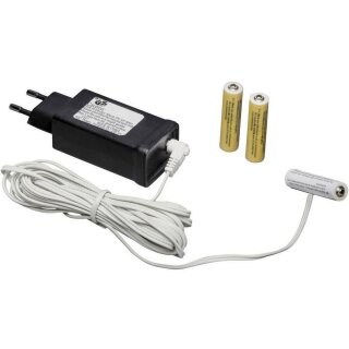 KonstSmide Netzadapter Batterieadapter 4,5V als Batterieersatz f&uuml;r 3 AAA Batterien