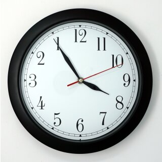 Wanduhr R&uuml;ckw&auml;rtslaufende Uhr  &Oslash; 29 cm