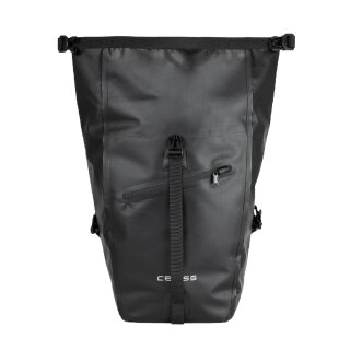 Fahrradtasche schwarz Packtasche 25 L Gep&auml;cktr&auml;gertasche Wasserdicht Schnellverschluss