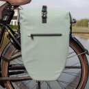 Fahrradtasche mint grün 28 L Wasserdicht mit Schnellverschluss Gepäckträgertasche